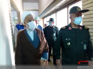 بازدید سردار رزمجو از شرکت سیمان دشتستان