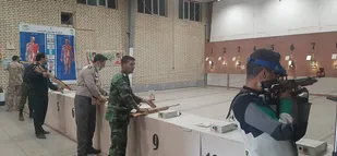 مسابقات تیراندازی نیروهای مسلح با برتری لشگر ۱۶ زرهی برگزار شد