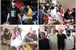 کمک&zwnj;رسانی قهرمانان ورزشی به مناطق سیل&zwnj;زده سیستان و بلوچستان