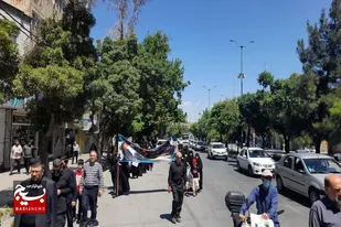 حرکت دستجات عزاداری بسیجیان شهرستان همدان