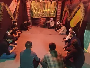 برگزاری آئین استقبال از ماه محرم در سرپل ذهاب