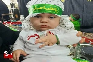 مراسم شیرخوارگان حسینی در فامنین برگزار شد