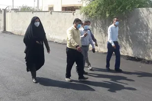 ۷۰درصد معابر روستای عباسی اسفالت شد