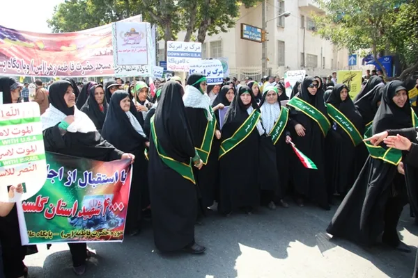 راهپیمایی روز قدس مرکز استان گلستان-تیرماه 95