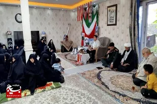 برگزاری یادواره شهدای خانگی در روستای گلستان درگزین