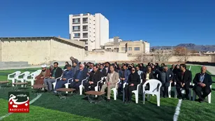 چمن مصنوعی مجموعه ورزشی شهید چمران کاشمر افتتاح شد