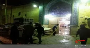 ضدعفونی مسجدجامع و معابر شهرکرد