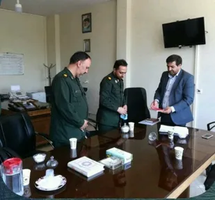 بازرسی بسیج دانش آموزی سپاه صاحب الزمان(عج) از بسیج دانش آموزی برخوار