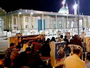 برگزاری برنامه شبی با شهدا و ميثاق با شهدا در شهرستان آران و بیدگل