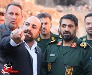 آیین کلنگ زنی پروژه  بازآفرینی دره اسدآبادی با حضور فرمانده سپاه استان لرستان