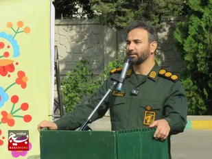 کلنگ&zwnj;زنی المان هنری بصری ناحیه مقاومت بسیج امام&zwnj;حسین (ع)، با محوریت ضریح حضرت زهرا (س)