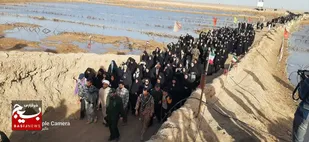 کاروان دانش آموزان ناحیه امام سجاد (ع) شهرستان قزوین و تاکستان به اروند کنار و شلمچه رسید