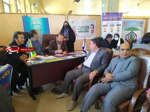 میز خدمت آبفا کهگیلویه و بویراحمد در مصلی یاسوج/افتتاح پروژه های میلیاردی در هفته دولت