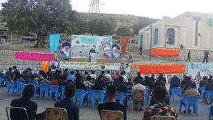 یادواره شهدا صراط مستقیم را نشان می دهد