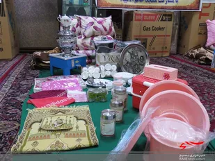 36 سری جهیزیه به نوعروسان در عجب شیر اهدا شد