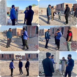 بازدید از روستای نازدشت زهکلوت به منظور برگزاری اردوی جهادی