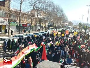 جلوه&zwnj;ای از حماسه انقلابی مردم زیراب در ۲۲ بهمن