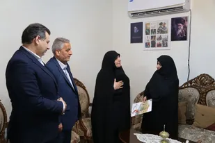 دیدار معاون بنیاد شهید کشور با خانواده شهدا و جانبازان در آذربایجان&zwnj;شرقی