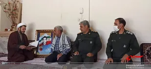 دیدار از خانواده شهدای روحانی با حضور مسئولین