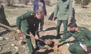 دو هزار اصله درخت در مناطق عشایری کهگیلویه و بویراحمد غرس شد
