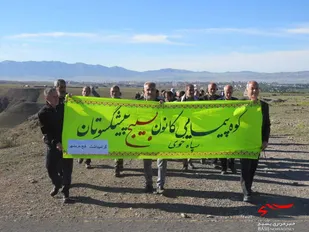 کوهپیمایی پیشکسوتان سپاه خوی به مناسبت سوم خرداد
