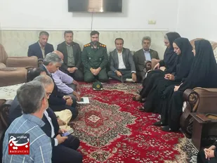 دیدار با خانواده شهید ابراهیم بشیری ده ارباب در زاهدان