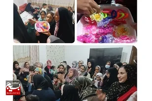 اجرای گروه سرود گلدسته های حرم در شهرستان خاش