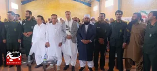 برگزاری رزمایش فدائیان ولایت در بخش سفیدابه شهرستان نیمروز