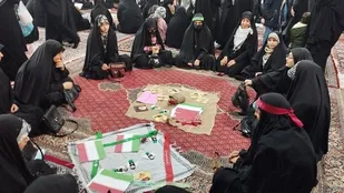 تجمع بزرگ حلقه های تربیتی صالحین در شهرستان بهارستان برگزار شد