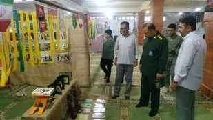 بازدید فرمانده سپاه سردشت از نمایشگاه پایگاه های اسوه بسیج