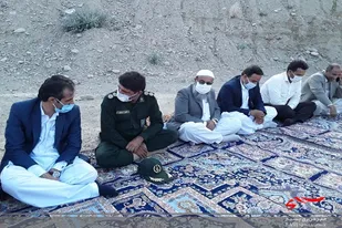 برگزاری گردهمایی معتمدین حاجی آباد سرباز