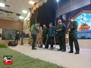برگزاری مراسم افتتاحیه یگان فاتحین استان البرز، در کانون شهید سبحانی کرج