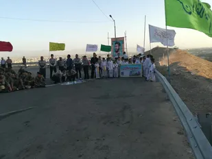 حضور ورزشکاران رشته های رزمی شاهرود در رزمایش محمد رسول الله (ص)