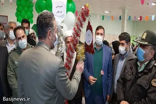 آیین نواخته شدن زنگ انقلاب در مدارس نهاوند