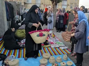 روایتی از برپایی نمایشگاه اقتصاد مقاومتی تا افتتاح بازار هفتگی در بندرکیاشهر