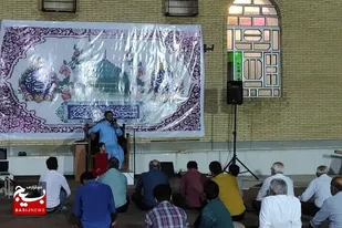 برگزاری جشن میلاد حضرت رسول و امام جعفر صادق در مسجد امام رضا شهر خورموج