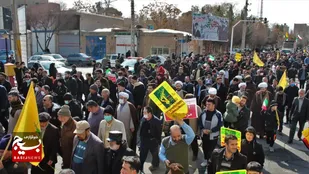 عکس/ راهپیمایی ۲۲ بهمن در شهرستان اشتهارد