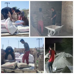 مرمت خانه نیازمند هدیه بسیجیان روستای مشراگه هندیجان در هفته دفاع مقدس