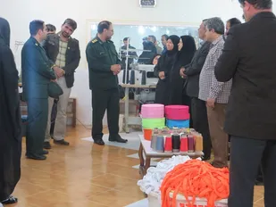یک کارگاه تولیدی در راستای اقتصاد مقاومتی در ملایر افتتاح شد
