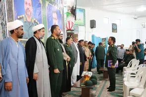 تکریم و معارفه فرمانده سپاه شهرستان ریگان برگزار شد؛ سرهنگ حکیم‌نیا سکان‌دار سپاه ریگان شد