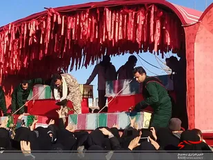 منطقه براآن شمالی در روز سه شنبه ۱۴ دیماه میزبان ۱۰ شهید گمنام شد