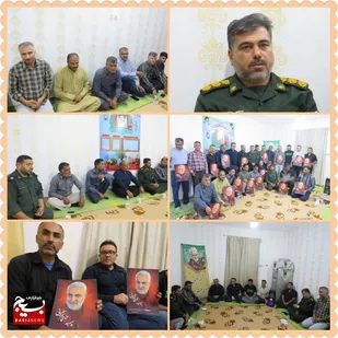 تجدید میثاق بسیجیان دریایی هندیجان با شهدای مقاومت