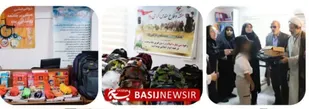 توزیع نوشت افزار به مناسبت هفته دفاع مقدس و بازگشایی مدارس