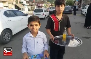 برپایی ایستگاه صلواتی جشن غدیر در رامسر
