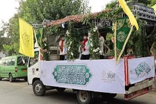 اعلام مسیر&zwnj;های کاروان شادی پیمایی غدیر در سومین حرم اهل البیت (ع)