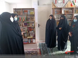 افتتاحیه کتابخانه سردار سلیمانی در روستای ورجان قم
