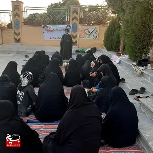 مراسم سوگواری و ادای احترام به شهدا