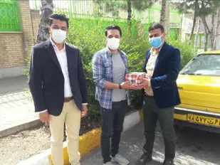 تجلیل از جوان بسیجی تعزیه خوان در روستای قلعه نو خالصه شاهرود
