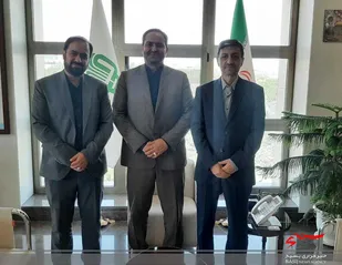 مسئول سازمان بسیج کارگران با رئیس بنیاد مستضعفان دیدار  کرد
