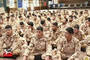 جشن فرهنگی بصیرتی فجر 45 و عید مبعثت ویژه سربازان سپاه در حسینیه ثارالله شهر اردبیل